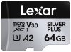 Lexar Karta pamięci microSD 64GB C10 A2 U3 V30 205/100MB/s Silver Plus